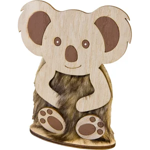 HOBI Décoration petit Koala 15,5 x 8 cm - Gris pas cher