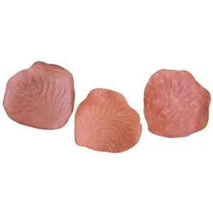 45 PÉTALES ROSE POLYCOTON TISSU 5CM TERRACOTTA pas cher