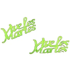 Confettis de table VIVE LES MARIES vert menthe pas cher