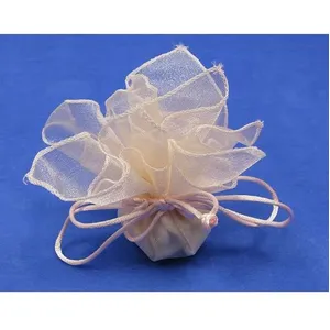 Carrés d organza - rose pas cher