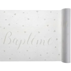 SANTEX Chemin de table Baptême - 30 cm x 5 m pas cher
