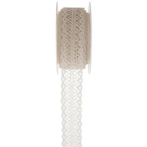 Ruban de dentelle ivoire - 20 mm x 3 m pas cher