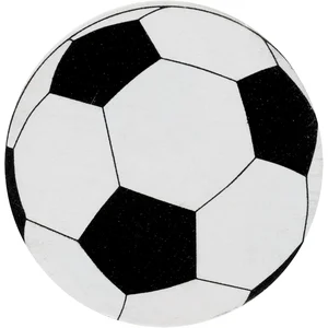 Confettis ballon de football - SANTEX - Sachet de 50 pièces - Motif ballon de football - Carton - Blanc pas cher