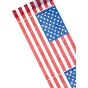 Comparateur de prix : SANTEX CHEMIN DE TABLE USA 30 CM X 5 M Multicolore