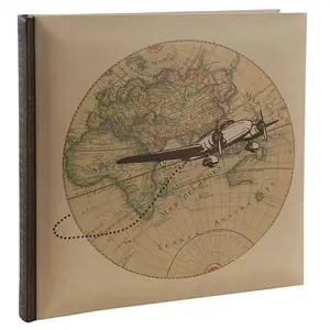 LIVRE D'OR VOYAGE 24 CM  Marron, chocolat pas cher
