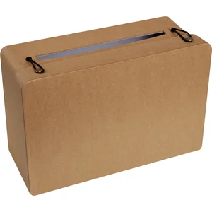 SANTEX URNE TIRELIRE VALISE KRAFT 24X16CM Naturel pas cher