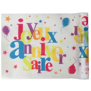 Chemin De Table Joyeux Anniversaire 5mVendu parrakuten