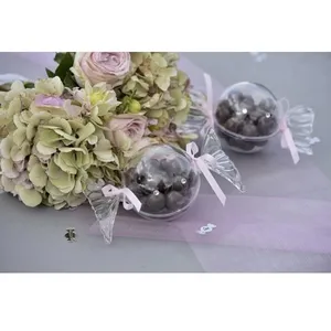 Grande boîte bonbon Transparent (La pièce) pas cher