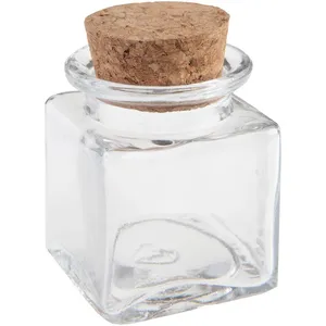 Pot en verre carré pas cher