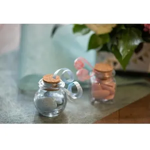 Pot rond en verre pas cher