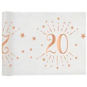 Santex Tafelloper op rol - 20 jaar verjaardag - non woven polyester - ... pas cher