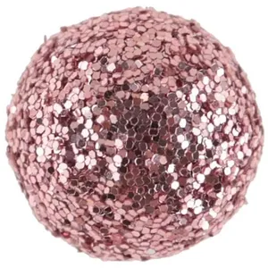 Sachet de 50 mini-Boules pailletées 1cm Rose Gold pas cher