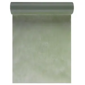 SANTEX Chemin de table in tissé vert Olive/Sauge 30cm x 10m (x1) REF/2810Vendu parcdiscount