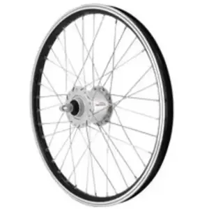 Roue avant VTT alu axe plein Velox Shimano ER10 DH-C3000 6V-3W - noir ...