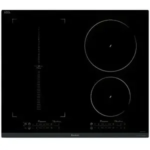 Table à Induction SAUTER SPI9648BP - 4 foyers - Noir - Commandes Avant pas cher