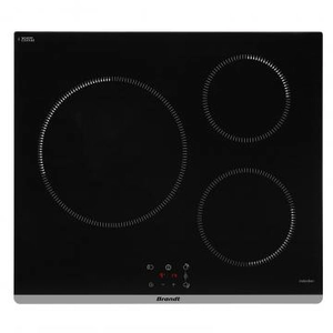 Brandt Brandt BPI6364B Table de cuisson à induction Noir - 3 foyers pas cher