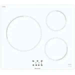Plaque induction BRANDT -TI364W - 3 feux - 14cm pas cher