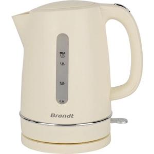BRANDT Bouilloire 1.7L 2200W - Crème pas cher