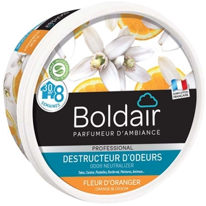 Boldair - Destructeur d'odeurs gel bloc 300g fleur d'oranger