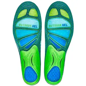 Semelles - SIDAS - Outdoor Gel - Vert - Mixte - Utilisation extérieure pas cher