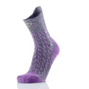 Chaussettes Trekking - THERM-IC - Gris/Violet - Respirantes - Confortables - Anti-odeurs pas cher