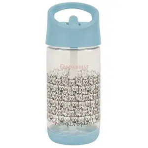 Badabulle Gourde à paille pour enfant 350ml, Anti-fuites, 12m+