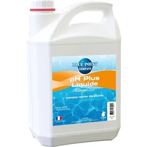 BLUE POINT COMPANY Traitement Ph pour piscine / Ph+ Liquide 5L  Permet d’augmenter rapidement le Ph de l’eau / Produit Fabriqué en France pas cher