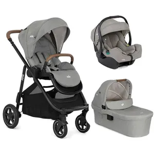 JOIE - Poussette trio Versatrax + I-Gemm 3 + Nacelle Ramble XL Pebble