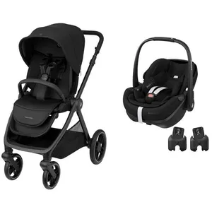 MAXI COSI - Poussette DUO Oxford + Pebble 360 Pro 2 TWILLIC BLACK