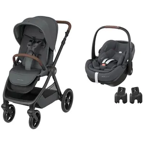 MAXI COSI - Poussette Duo Oxford Pebble 360 Pro 2 Twillic Graphite Maxi Cosi