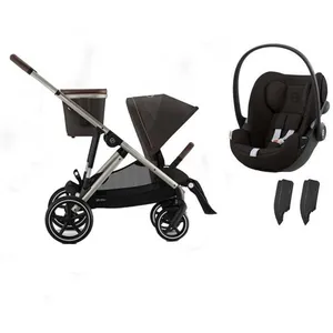 CYBEX - Poussette Duo Gazelle S Chocolate Brown Cloud G I-size Magic Black