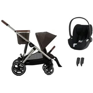 CYBEX - Poussette Duo Gazelle S Chocolate Brown Cloud T I-size Sepia Black