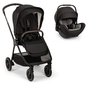 NUNA - Poussette DUO Triv Next + Siège-auto Arra Flex Caviar
