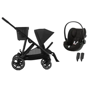 CYBEX - Poussette Duo GAZELLE S Noire Moon Black +  CLOUD G i-Size Magic Black