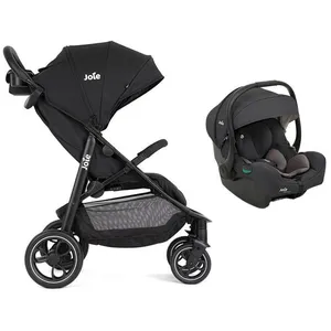 JOIE - Poussette duo Litetrax + Siège-auto I-Gemm 3 - Shale pas cher