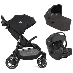 JOIE - Poussette duo Litetrax + Siège-auto I-Gemm 3 + Nacelle Ramble -... pas cher