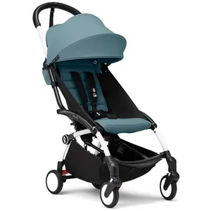 STOKKE - Poussette YOYO 3 Pack 6+ Aqua / Cadre Blanc pas cher