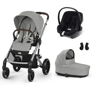 CYBEX - POUSSETTE TRIO Balios S Lux SLV Stone Grey + Aton B2 + Nacelle...