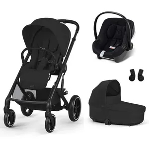 CYBEX - POUSSETTE TRIO Balios S Lux BLK + Aton B2 + Nacelle Moon Black