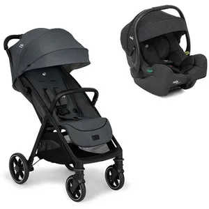 JOIE - Poussette DUO Parcel LX Ebony + Siège-auto gr0+ I-Gemm 3 Shale pas cher