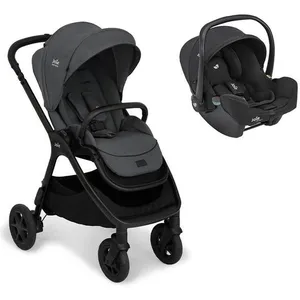 JOIE - Poussette DUO Finiti Ebony + Siège-auto Gr0+ I-Snug 2 Shale