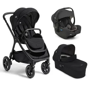 JOIE - Poussette TRIO Finiti Eclipse + Siège-auto gr0+ I-Gemm 3 Shale + Nacelle Ramble XL Eclipse