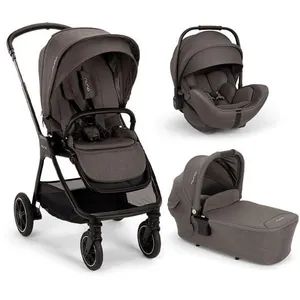 NUNA - Poussette Trio Triv Next + Siège auto Arra Flex + Nacelle Lytl Thunder