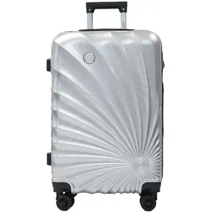 Daniel Hechter - Valise taille cabine 48x70x29cm silver en polycarbonate pas cher