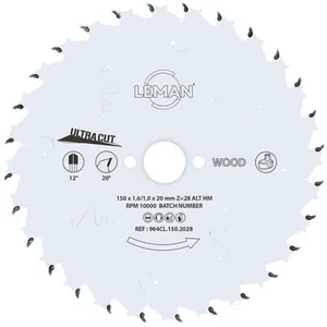 Comparateur de prix : Leman LEMAN Lame de scie circulaire HM Ultracut pour le bois - LSC.964...