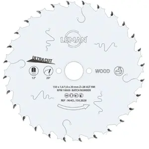 Lame fine LEMAN pour scie circulaire portative - pour bois pas cher