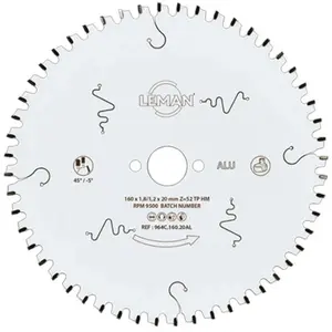 Lame fine LEMAN pour scie circulaire portative - pour alu pas cher