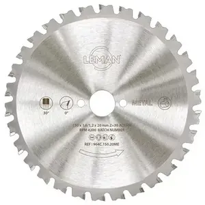 Lame fine LEMAN pour scie circulaire portative - pour métal pas cher