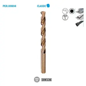 LEMAN Foret métal HSS cobalt 5% Classic ø 5 Long. 86 Long. Utile 52 Bo...Vendu parmanomano