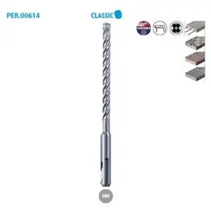 LEMAN Foret sds+ 4 taillants béton armé Classic ø 10 Long. 260 Long. U... pas cher